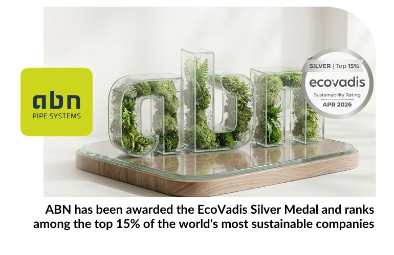 abn has been awarded the EcoVadis Silver Medal and ranks among the top 15 of the worlds most sustainable companies